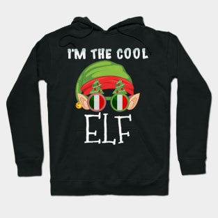 Christmas  I'm The Cool Italian Elf - Gift for Italian From Italy Hoodie